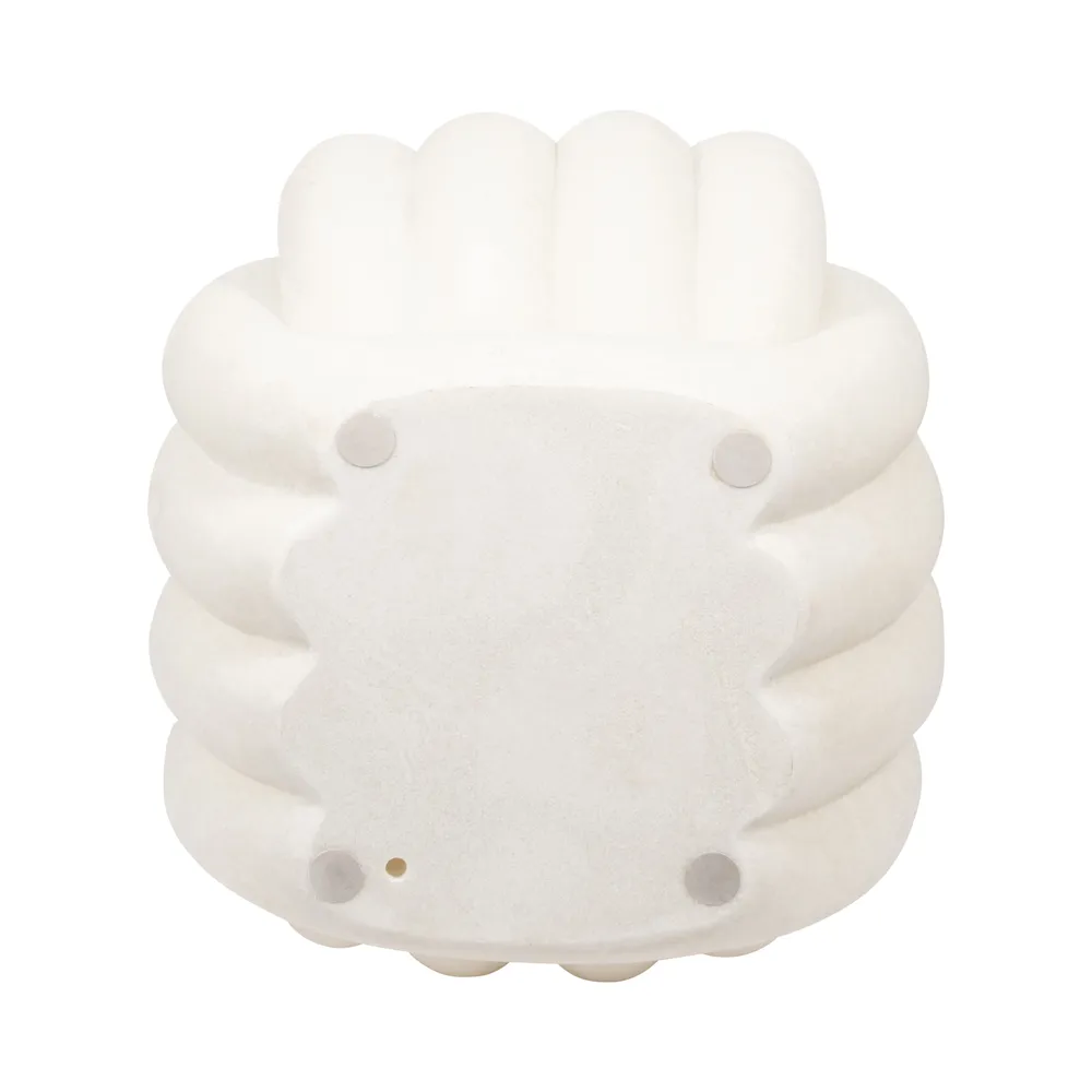 BRAEGATE WHITE STOOL 18 (IN)