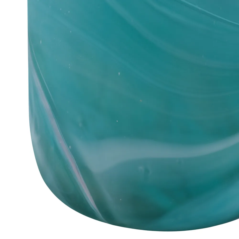 PARKERGROVE TURQUOISE GLASS VASE 15 (IN)
