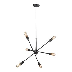 Delphine 28'' Wide 6-Light Chandelier - Oil Rubbed Bronze 1