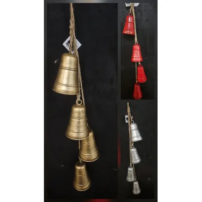 White Timeworn Tinkle Bells Bunch 30in