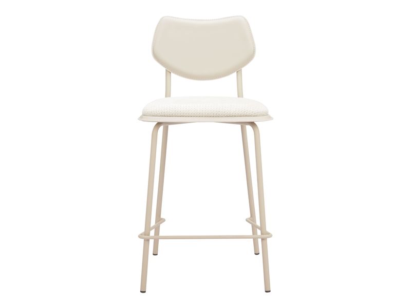 Zeal Counter Stool Light Gray & Beige 4
