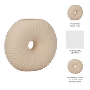 BERGENROSE IVORY VASE 9 (IN) 10