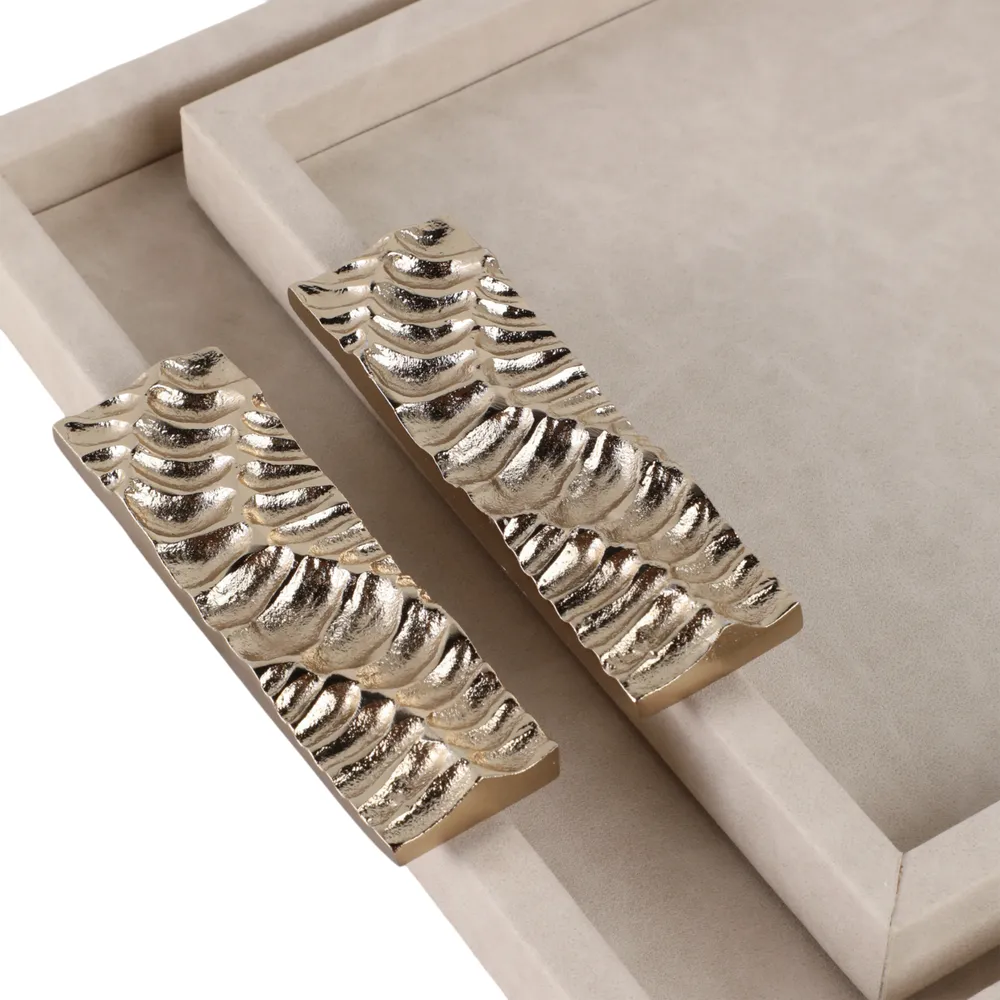 LANE SET OF 2 IVORY TRAY 1 (IN)