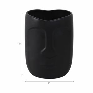 HEATHWIND BLACK VASE 8 (IN) 9