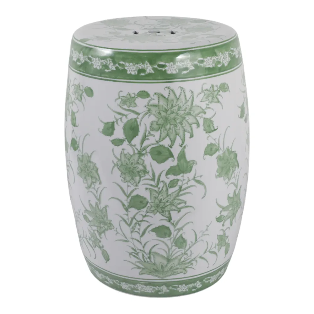 HUNTERDALE GREEN GARDEN STOOL 18 (IN)