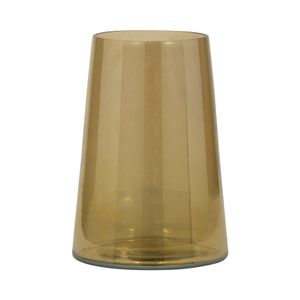HARLANGROVE GOLD GLASS VASE 8 (IN) 1