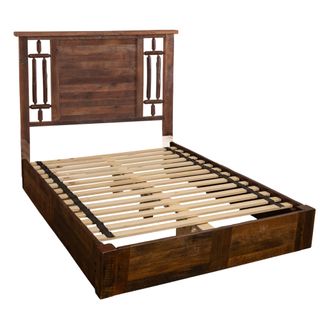Appalachian Windowpane Platform Bed - Double