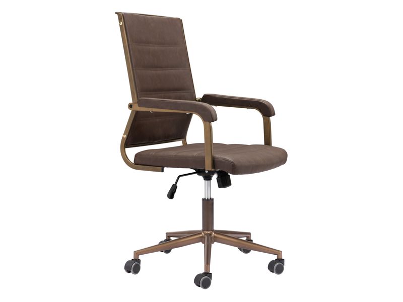 Auction Office Chair Espresso 7