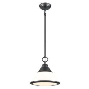 Sven 12″ Wide 1-Light Mini Pendant - Matte Black 1