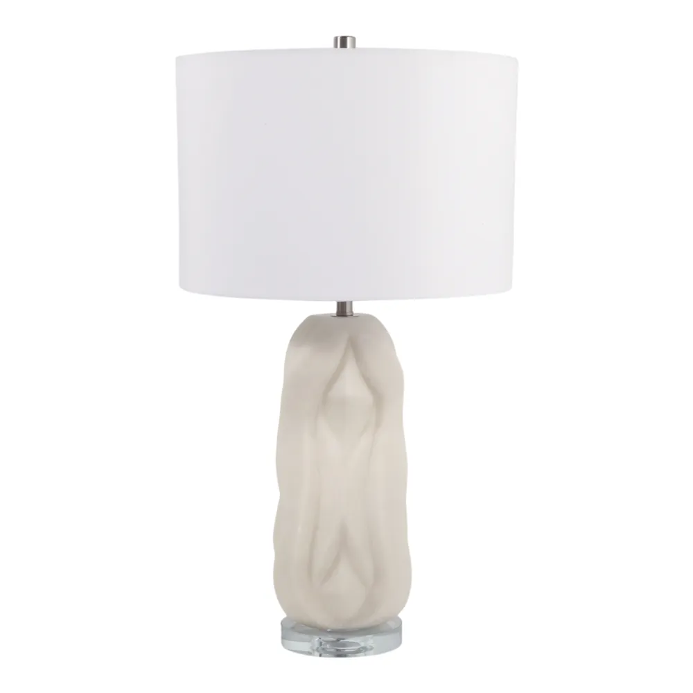 SLATECROSS WHITE LAMP 28 (IN)