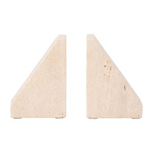 HOBARTBEACH SET OF 2 TAN BOOKENDS 6 (IN) 1