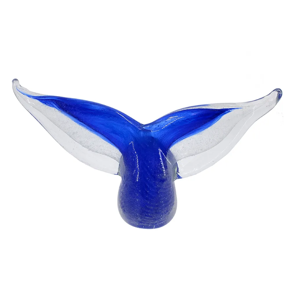 7-1/3" GLASS WHALE TAIL