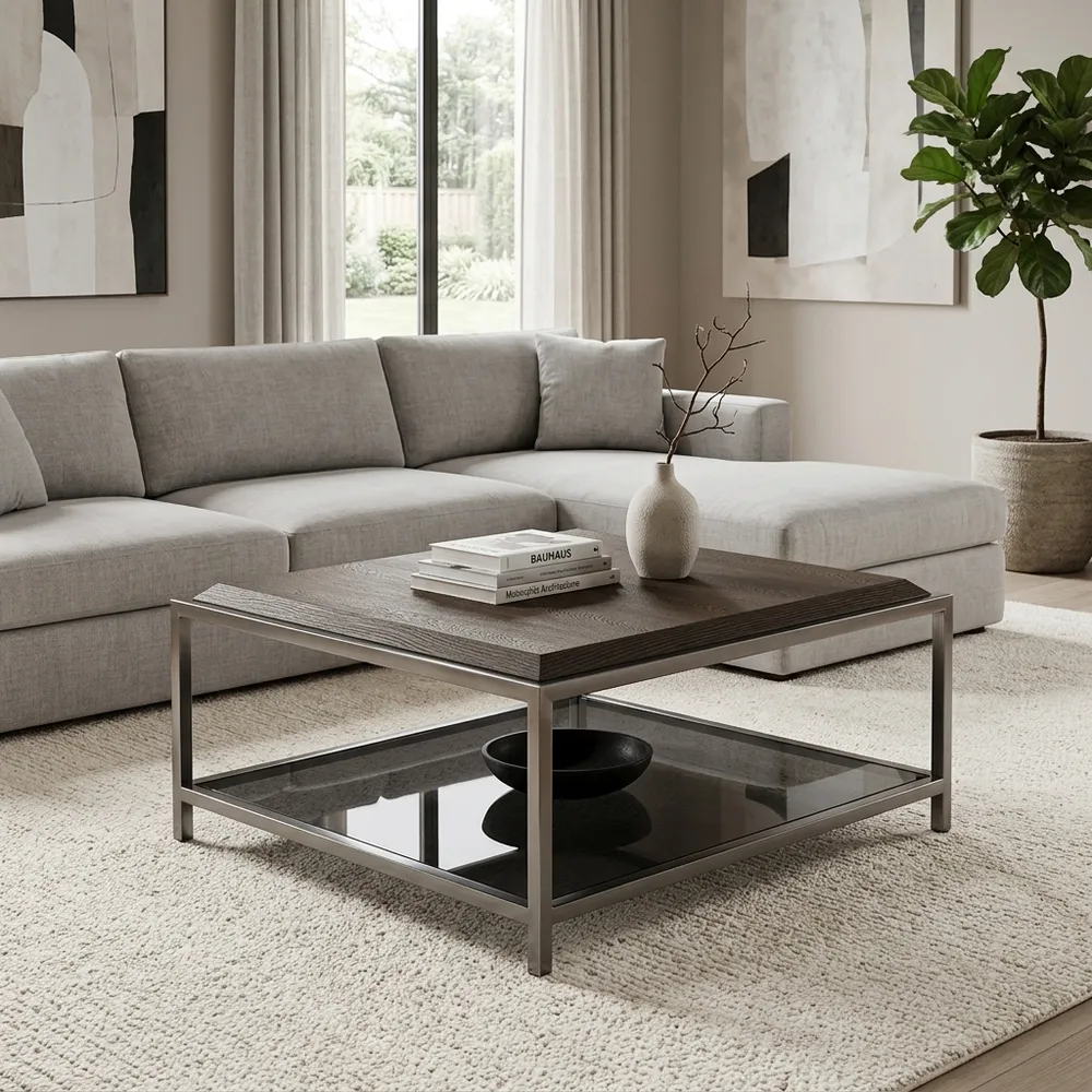 FORDHAMCLIFF BROWN COFFEE TABLE 18 (IN)