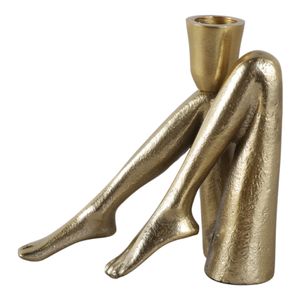 CLINTONMORE GOLD CANDLE HOLDER 6 (IN) 5