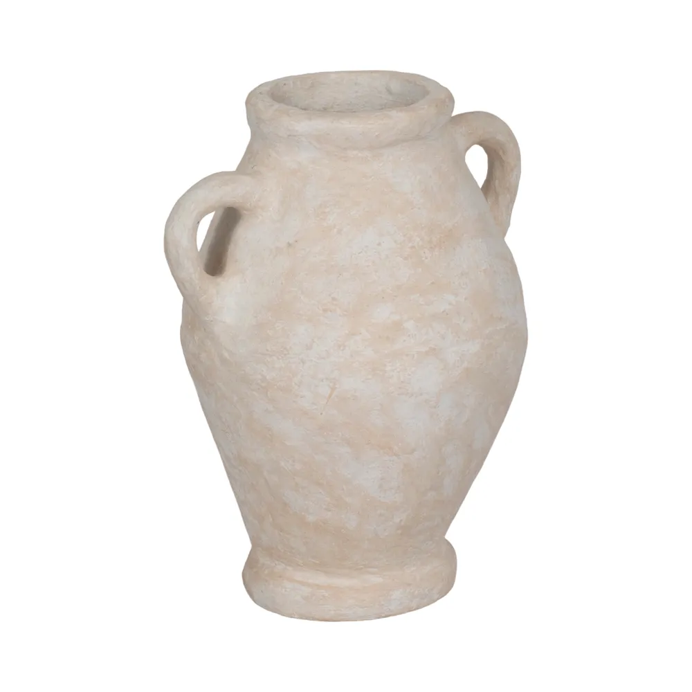 NATESTONE WHITE VASE 24 (IN)
