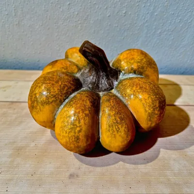 Prairie Glow Pumpkin 5x5x3in
