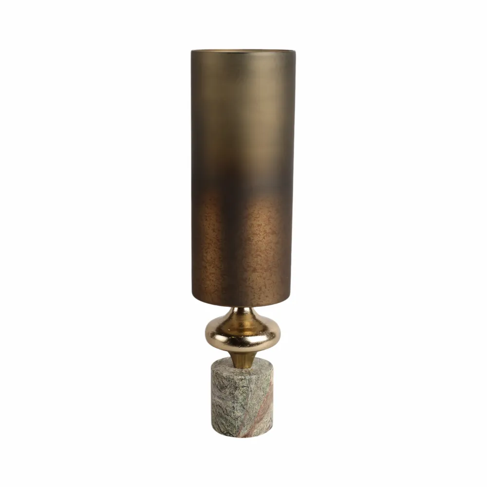 OPALHAVEN BROWN GLASS VASE 20 (IN)