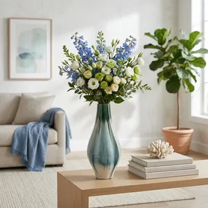 SLATERFORD GREEN VASE 14 (IN) 2