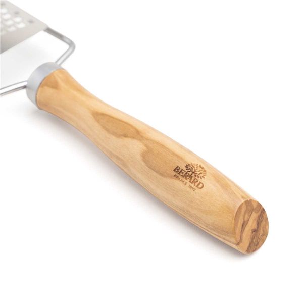 BERARD Cheese Grater, Coarse, Olivewood Handle