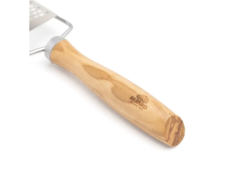 BERARD Cheese Grater, Coarse, Olivewood Handle 2