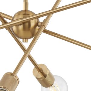 Module 22'' Wide 8-Light Chandelier - Burnished Brass 3