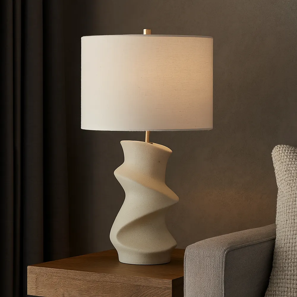 ELDON WHITE LAMP 26 (IN)