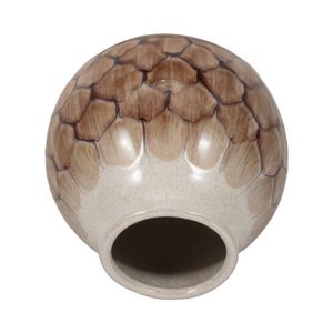 HANKBROOK BROWN VASE 8 (IN) 5