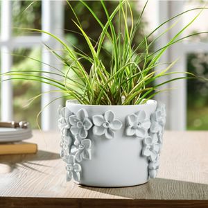 ELWINCROSS WHITE PLANTER 6 (IN) 11