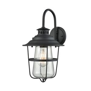 San Mateo 15'' High 1-Light Outdoor Sconce - Textured Matte Black 1
