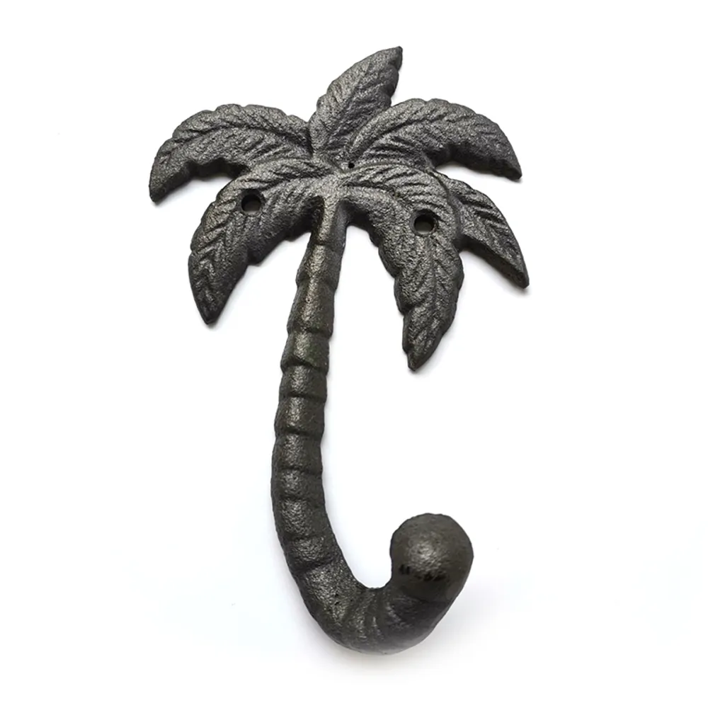 6-1/2" PALM TREE HOOK RAW IRON