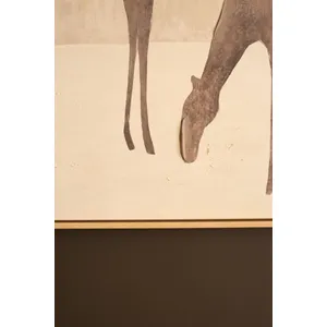 Framed Two Horses with Sun Paintings 3