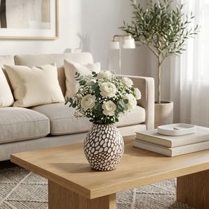 HARPERMILL BROWN VASE 6 (IN) 9