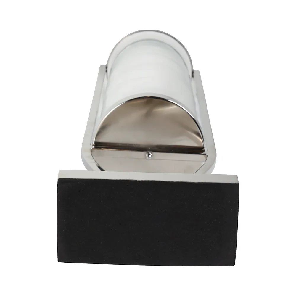 OLIVERHAVEN SILVER CANDLE HOLDER 31 (IN)