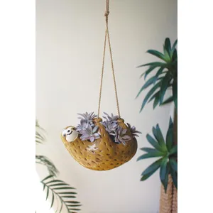 Ceramic Hanging Sloth Planter 1