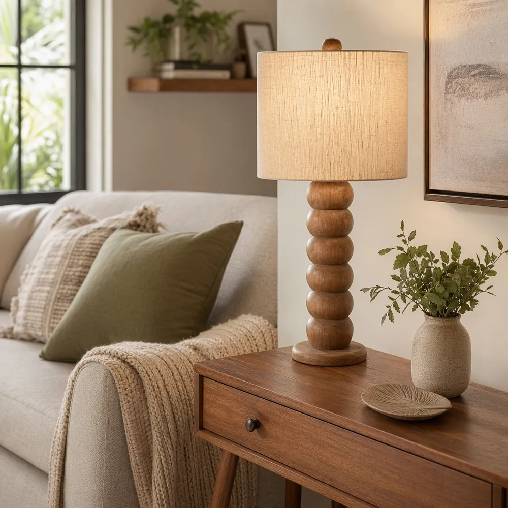 FARROWFORD BROWN LAMP 26 (IN)