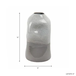 BRONSONLAND GRAY VASE 16 (IN) 10