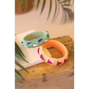 Set of 2 Threaded Bangles 1