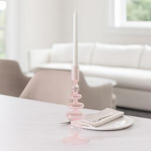 ELLENLAND PINK CANDLE HOLDER 11 (IN) 2