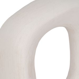 10" SHORT ROUGH OPEN CUT-OUT OBJECT, WHITE 5