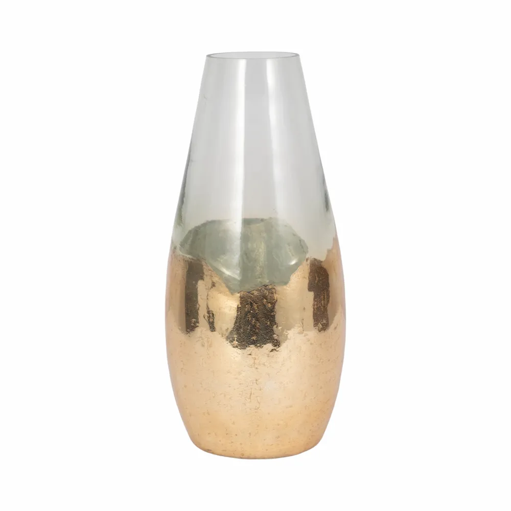 REEDMORE CLEAR GLASS VASE 15 (IN)