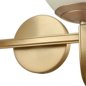 Caroline 16'' Wide 2-Light Vanity Light - Brushed Gold 6
