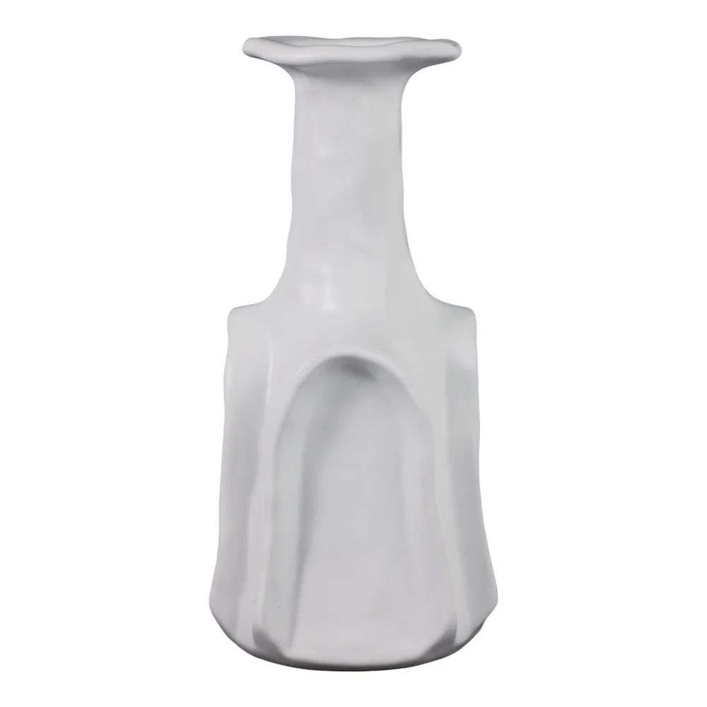 DAWSONWELL WHITE VASE 14 (IN)