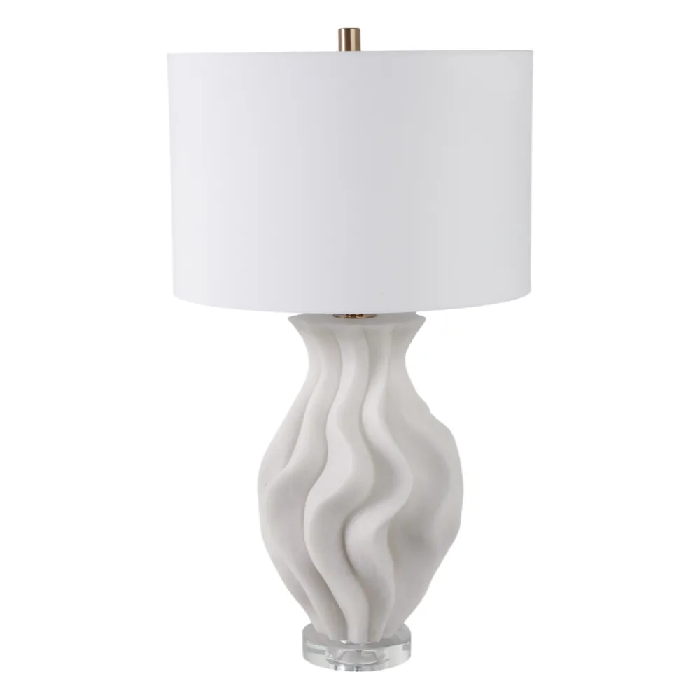 NICOLELEY WHITE LAMP 29 (IN)
