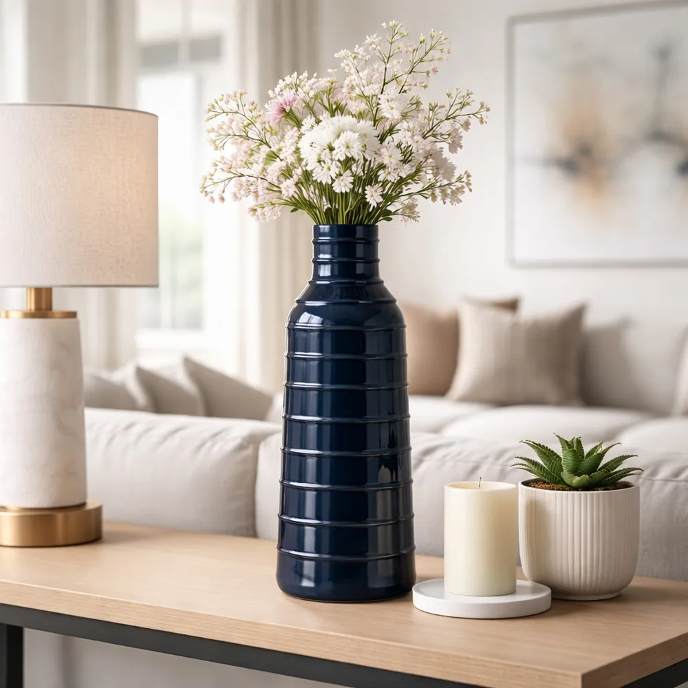 HARTONLAND BLUE VASE 20 (IN)