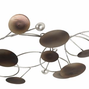 SOLLAKE SILVER METAL WALL 18 (IN) 6