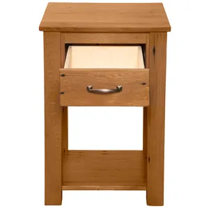 Heritage Oak One Drawer Nightstand 5