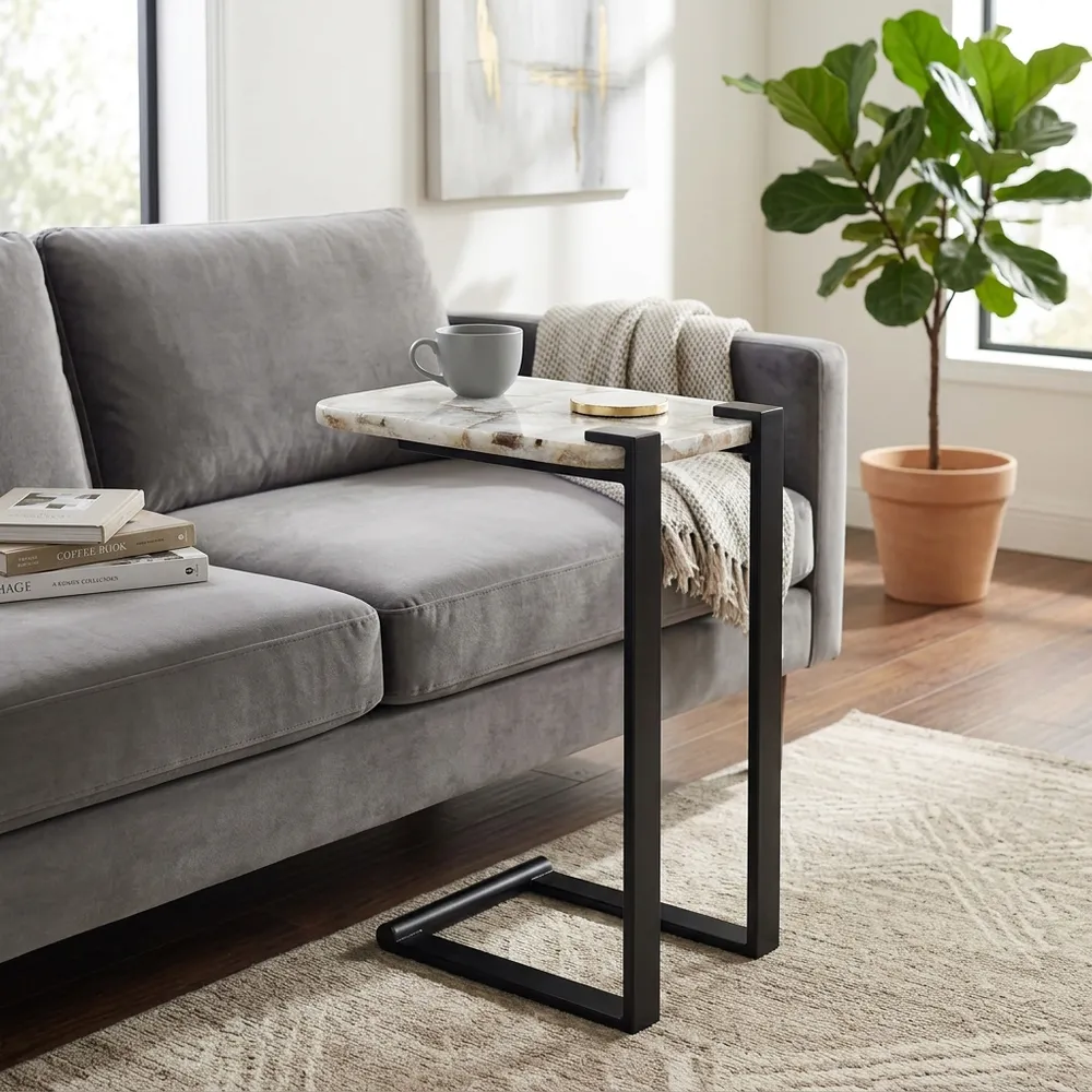 ARMONWIND WHITE TABLE 24 (IN)