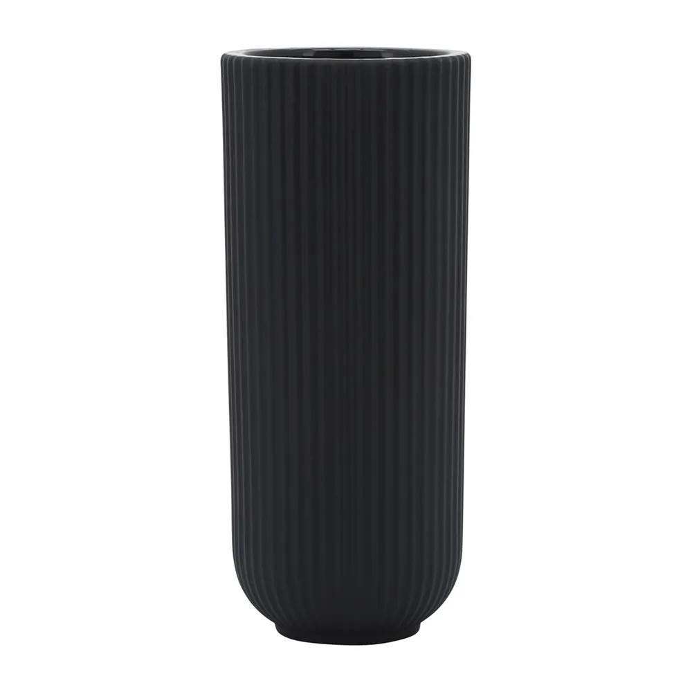 HANNAHTON BLACK VASE 11 (IN)