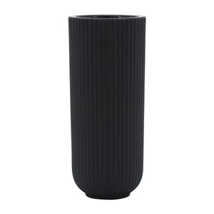 HANNAHTON BLACK VASE 11 (IN) 1