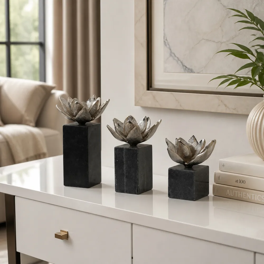 RUTH SET OF 3 BRONZE DECOR 10 (IN)